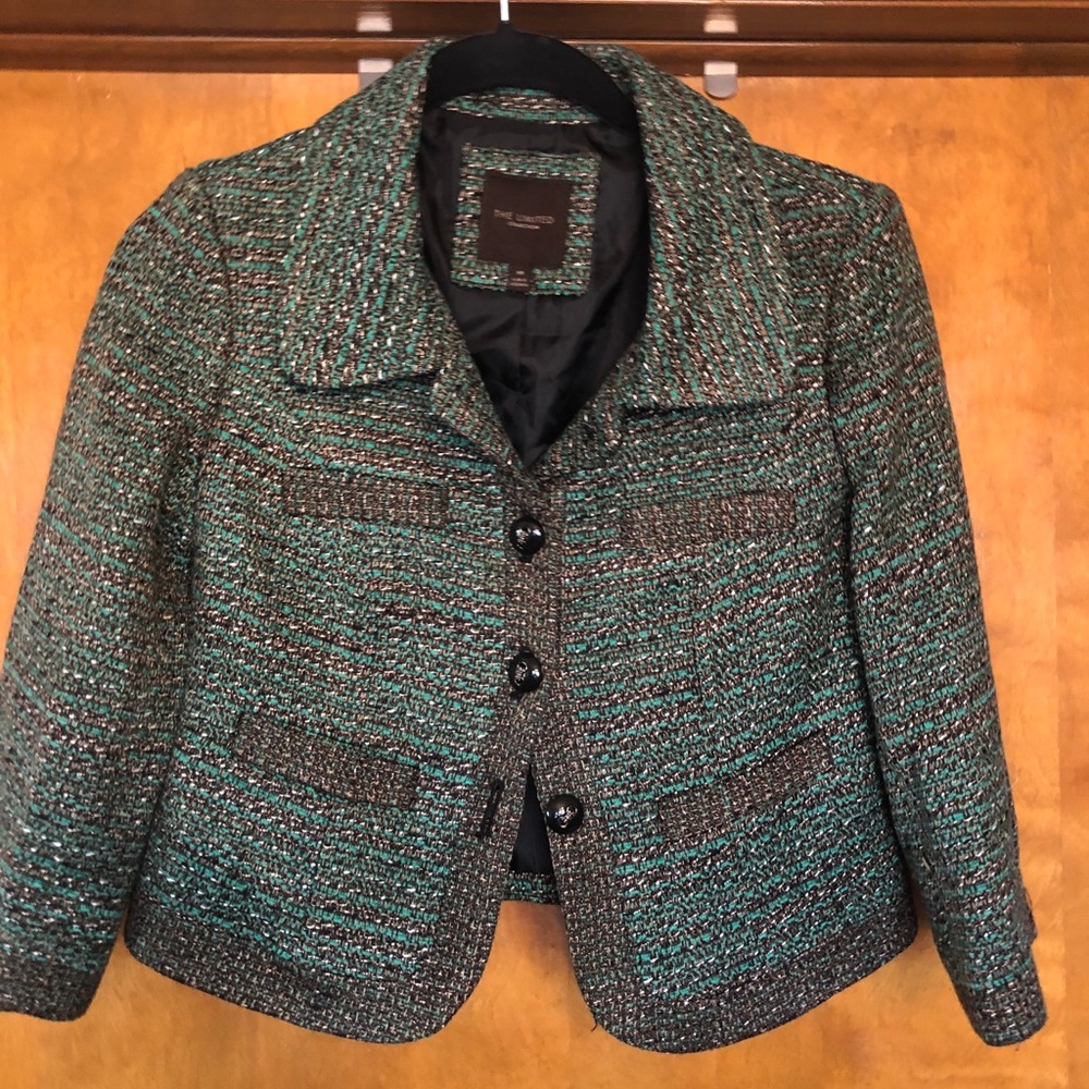 Tweed waist length jacket